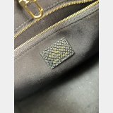 Perfect Dolabuy Louis Vuitton Fake Snake Pattern Black Onthego M45653