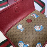 Beige Doraemon x Gucci Replcia small belt 647817 bag