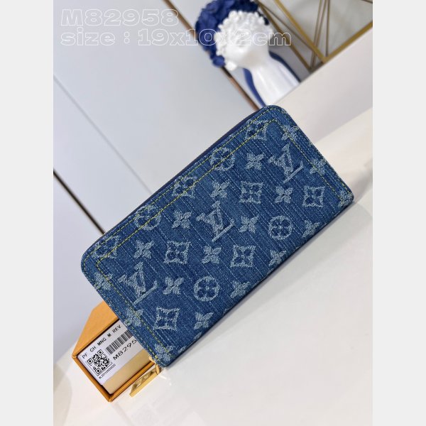 Duplicate Zippy Wallet Monogram Denim M82957 Louis Vuitton Bag