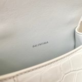 Fake Balenciaga Online Store Crocodile Pattern Hourglass 19/23cm Bag