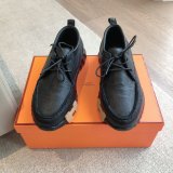 Top Quality hermes men Bouncing leather sneaker