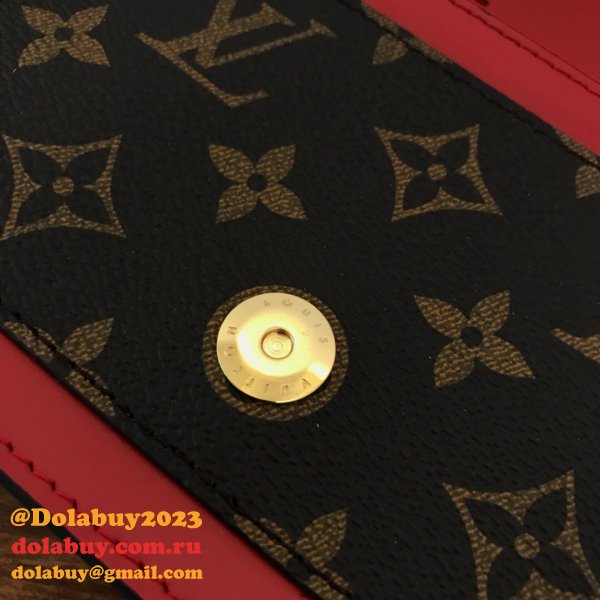 Louis Vuitton Best Flore Chain Wallet Monogram M67405 Brown