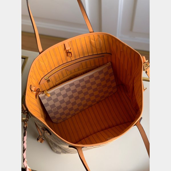 Louis Vuitton Knockoff UK Neverfull MM Damier Azur N50047 Handbags