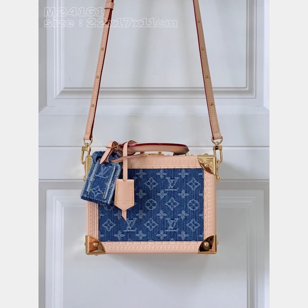 Petite Valise Denim Bleu M24161 Copy Louis Vuitton 1:1 Mirror Bag