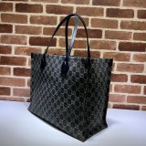 Ophidia GG 772184 Gucci Designer Knockoff Tote Black Fabric Bag