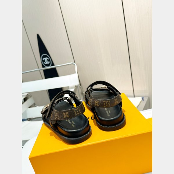 Top Quality LV Sunset Comfort Flat Sandal