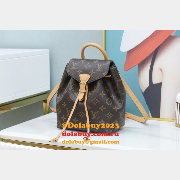 Louis Vuitton Wholesale M45502 Montsouris Backpack Monogram Empreinte Leather