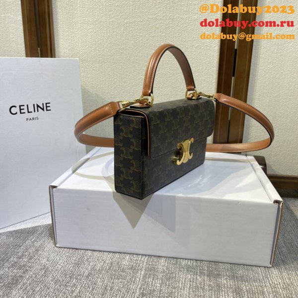 7 Star CELINE BOX TRIOMPHE Duplicate NEW BAG #199992