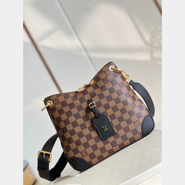 Luxury Louis Vuitton Wholesale N50062/M45355 Odéon MM Monogram Coffee Plaid