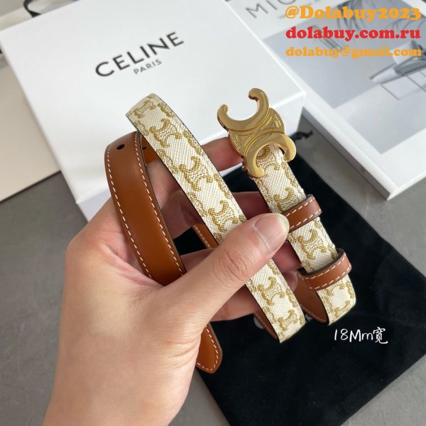 Top Quality Celine 18MM replica belts from china