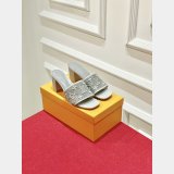 FAKE LOUIS VUITTONS Neo Revival Flat Mule Shoes