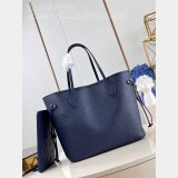 Neverfull 7 Star Tote Bag Knockoff Louis Vuitton M45686 Navy