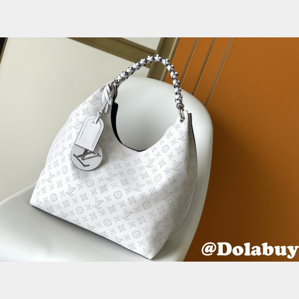 Louis Vuitton Mahinas in white M53188 Handbags