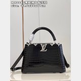 Luxury Louis Vuitton Replicas M48865 Capucines Black UK Bag