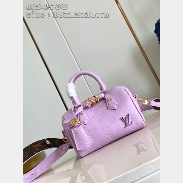 Shop Top M24598 Louis Vuitton Speedy Cheap Purple Replica Bag