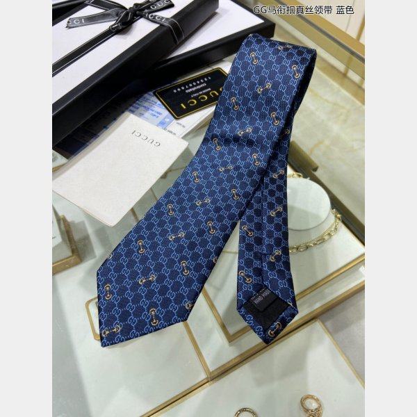 Wholesale GG horsebit silk tie