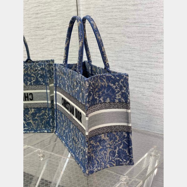 Christian Dior 36/41.5CM AAA+ Replica Canvas Book Tote Bag