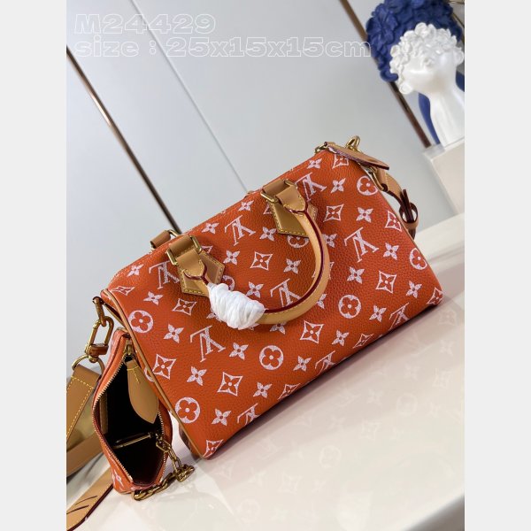 Keepall Bandoulière 50 M24429 Orange Designer Louis Vuitton Copy Bag