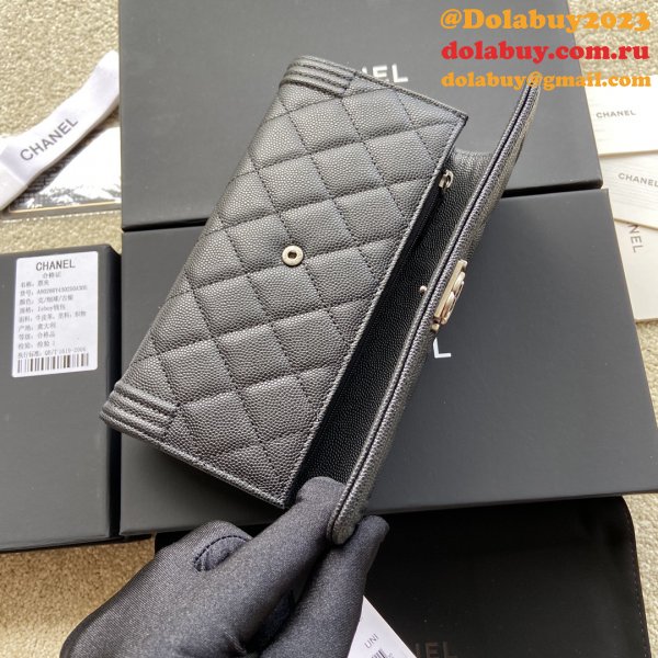 Perfect Knockoff CC LONG WALLET A80286