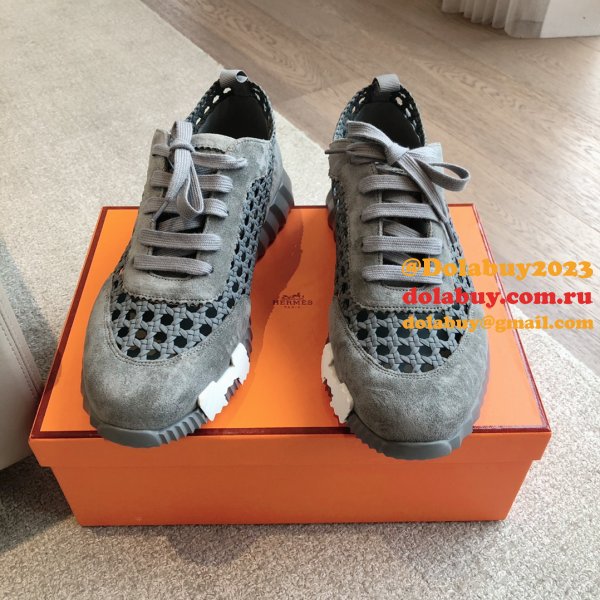 7 Star HERMES MEN BOUNCING weave SNEAKER