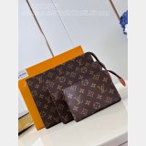 High Quality Trio Toilet Pouch LV M47195 Replica Handbags Online Sale