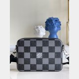 Best High Quality Replica LV Trio Messenger Other Leathers N80401 Black Bags