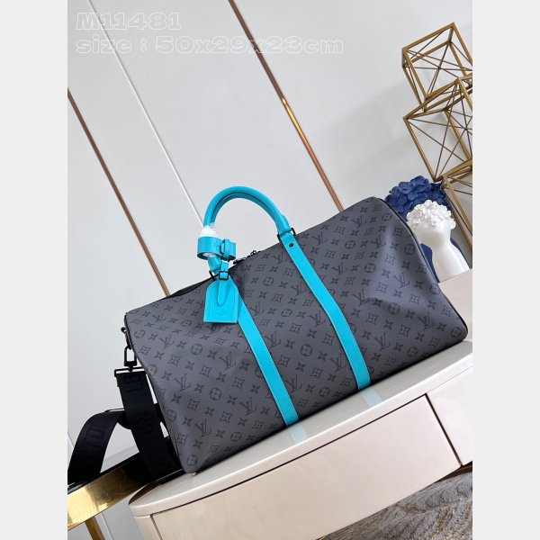 Louis Vuitton Replicas Top Quality M11481 Keepall Bandouliere Men Bag