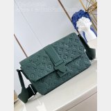 S-Cape Messenger Taurillon M24439 Green LV Knockoff Men Bags