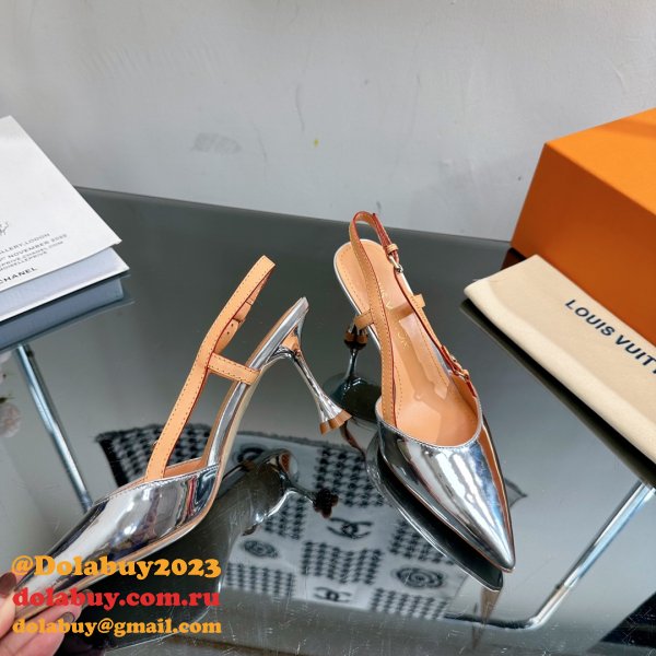 Louis Vuitton 1:1 Mirror Blossom Slingback Pump Shoes