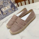 Perfect Dior Replica Openwork Embroidery Fisherman Shoes