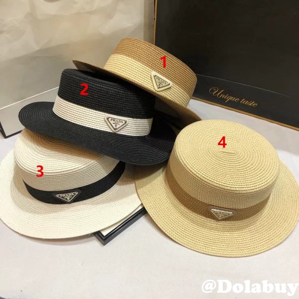 High Quality Prada Canvas foldable fisherman hat