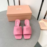 Miu Miu Replica Bread Slippers Heel Sandals Shoes