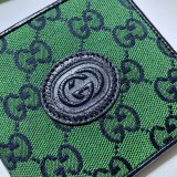 Rose/Blue Gucci Replica GG Multicolor wallet in multicolor canvas