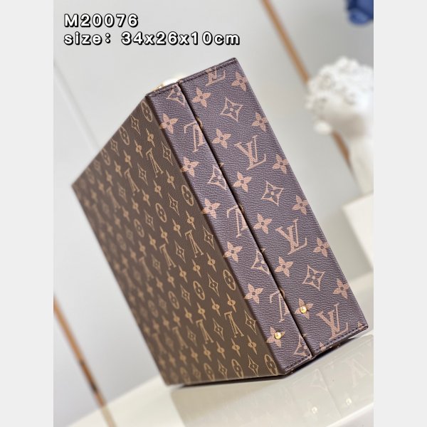 Perfect Jewelry Vanity Monogram Canvas Designer Men M20076/M20291 Louis Vuitton