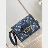 Designer Replica Louis Vuittons Dauphine M59716 Bag Denim Blue 2022