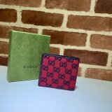 Rose/Blue Gucci Replica GG Multicolor wallet in multicolor canvas