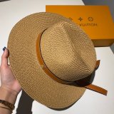 Fashion Louis Vuitton Beach classic straw hat