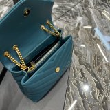 High Quality Designer Loulou Replica Saint Laurent Handbags Green Wholesale