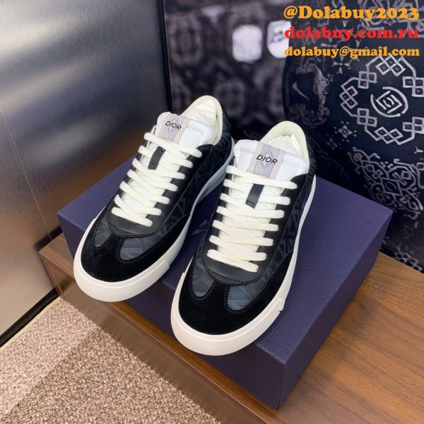 Perfect Dior Top Quality Sneakers Runway Mens Copy Shoes