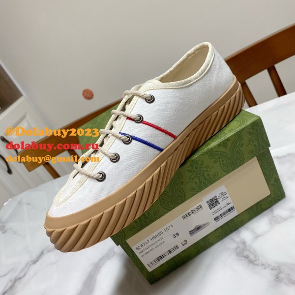 Gucci Shoes Replica Double G Canvas 1:1 Mirror High-Quality