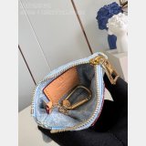 Key Pouch Monogram Denim M82961 7 Star Louis Vuitton Replica Bag