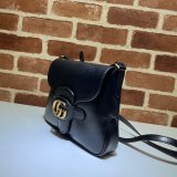 UK Gucci Small messenger bag with Double G 648934 leather