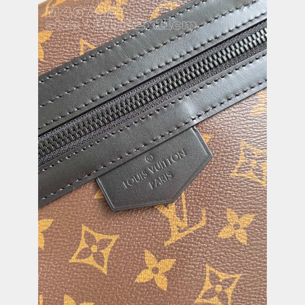 LV Copy Trail Messenger Monogram Macassar Canvas Men M46972 Fashion Bag