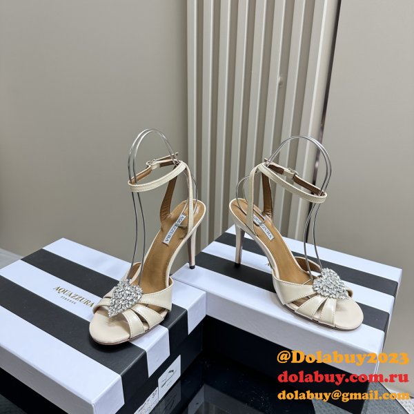 Wholesale Cheap Aquazzura Heels 8.5cm Sandals Perfect Shoes