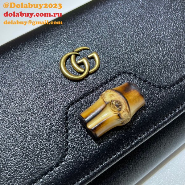 Gucci AAA+ 658243 Diana chain wallet Replica leather Fashion