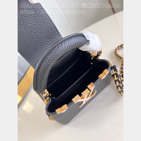 Buy Outlet Replicas Louis Vuitton Capucines M48865 Black Bag