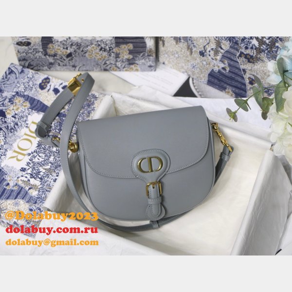 Best Replica Dior Bobby Bag Gray Box Calfskin