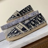 Dior Buy High Quality Monogram Embroidered Fisherman Replica Shoes