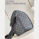 Louis Vuitton Designer Keepall Bandoulière 50 Monogram M46334 Bag