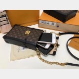 Louis Vuitton AAA+ Vertical Trunk Pochette Monogram M63913 Brown